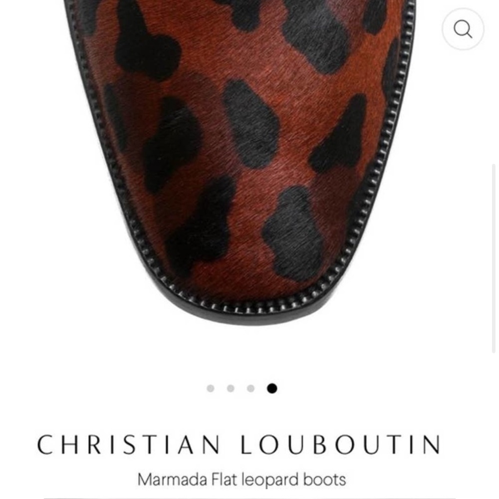 Brand new with box Christian Louboutin marmada Chelsea booties pony hair foxy - Picture 2 of 15